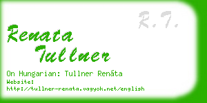 renata tullner business card